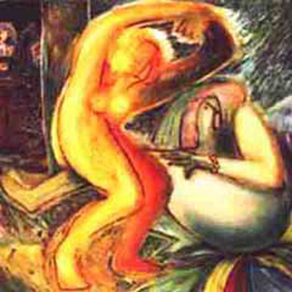 femme nue qui danse